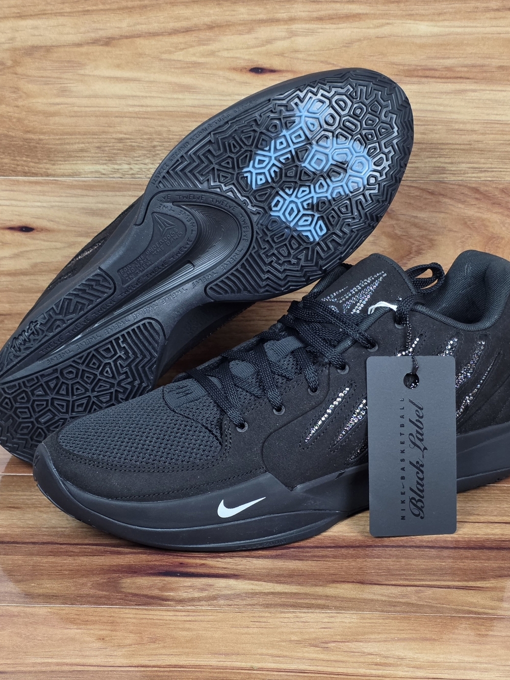 Nike Ja 2 x Swarovski Sctatch Black Label Pack Bling IB3859-001 New Mens Size 15